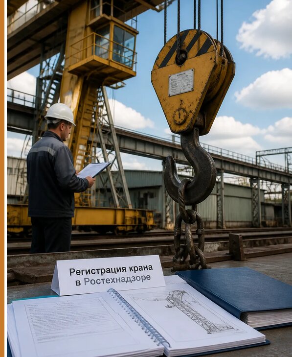 Регистрация крана в Ростехнадзоре в Балтийске от 15293 р. | Авеста ОТиПБ